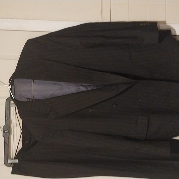 Men's Countess Mara double-breasted 2 pieces of blazer pant set 💯 wool Sz 46 - Picture 3 of 12